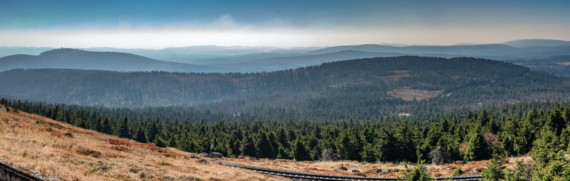 Fernblick Landschaft Berg
